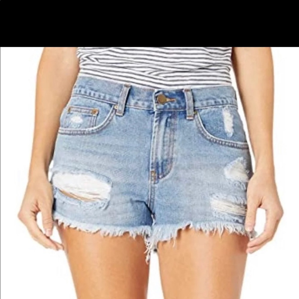 Lucky Brand The Cut Off jean shorts size 29